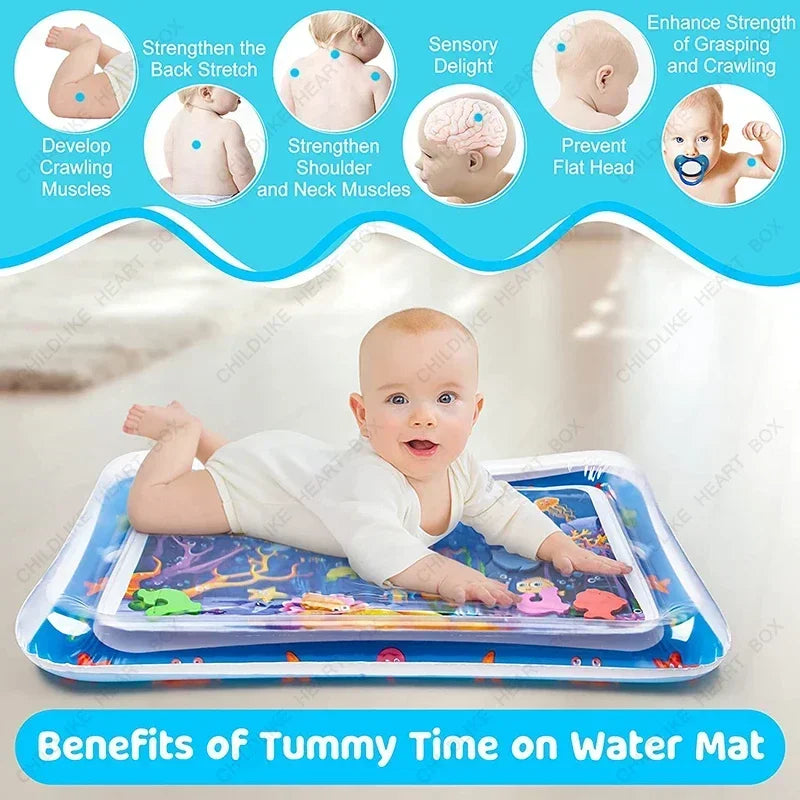 Baby Water Play Mat Inflatable Tummy Time