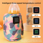 USB Milk Water Warmer Travel Stroller Insulated Bag Baby Nursing Bottle